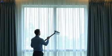 Commercial drapes cleaning service doolandella hotels offices