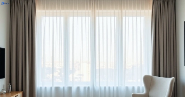 Restored vibrant drapes in doolandella QLD after Matty Curtain Cleaning