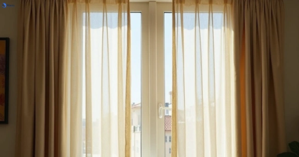 Dull dusty drapes in doolandella before professional cleaning